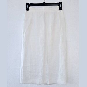 Vintage Valentino Miss V White Pencil Skirt